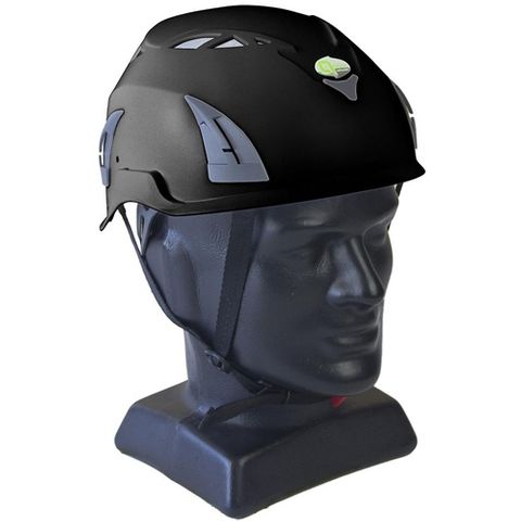 Qtech Vented Industrial Helmet Black