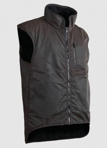 Styx Oilskin Vest Brown #M