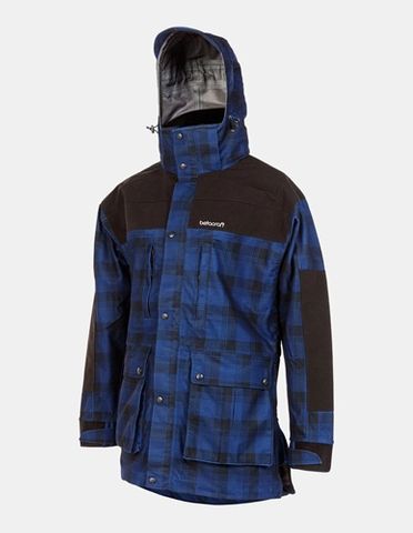 Heritage Mens Jacket Blue/Black #2XL
