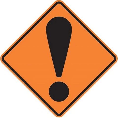 Forestry Sign - Hazard  "!"