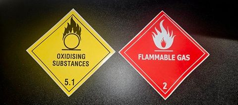 Dangerous Goods Sa Label 100 X 100