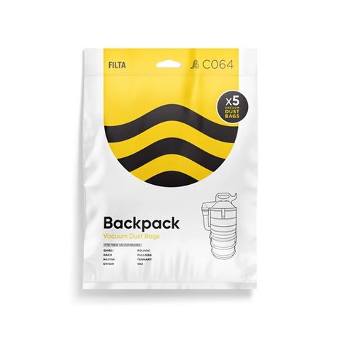 Filta Common Backpack Vacuum Bags 5 Per Pkt