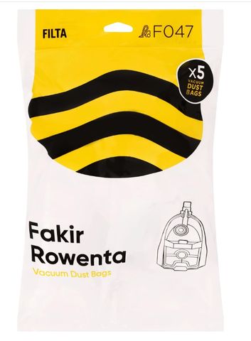 Filta Rowenta Vacuum Bags 5 Per Pkt