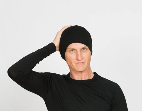 Merino Double Layer Long Beanie