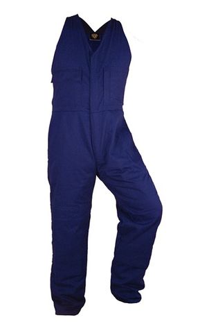 P/Cotton Easy Action Black O/Alls #