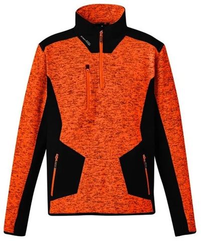 STREETWORX 1/4 ZIP PULLOVER ORANGE