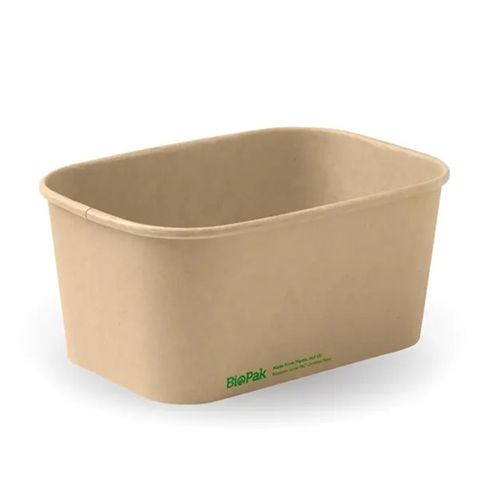 1000ml Kraft Rectangle Container Carton