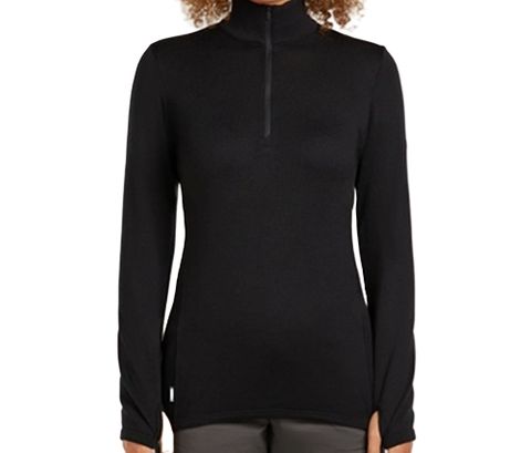 Womens Icebreaker Merino H/Zip Sweater