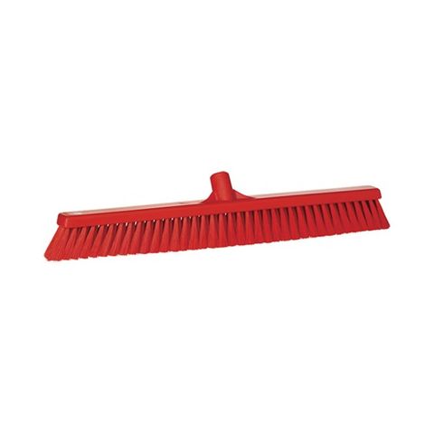 Floor Broom 600mm Medium Red