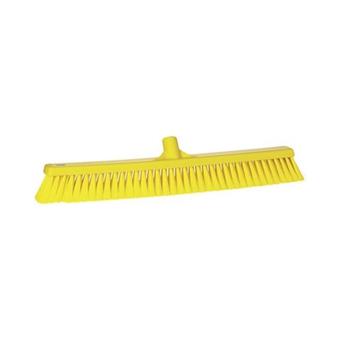 Floor Broom 600mm Medium Yellow