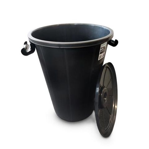 Rubbish Bin With Lid 68Lt