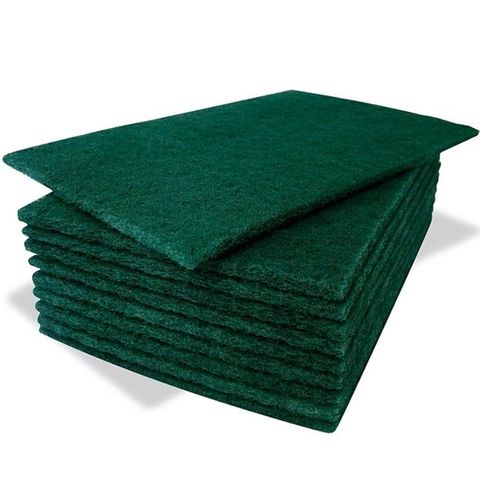 Bastion Reg Duty Green Scour Pad 10 Per Pkt