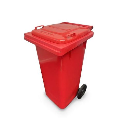 Wheelie Bin 240Lt Red & Lid