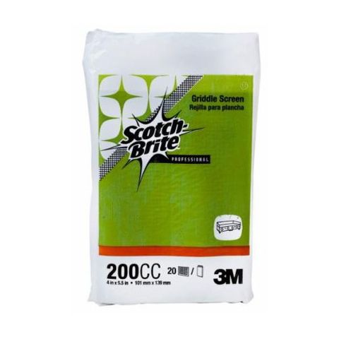 Scotch Brite Griddle Cleaner Screen 20 Per Pkt