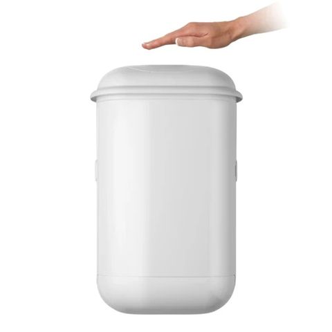 Pod Petite Sanitary Bin Manual White