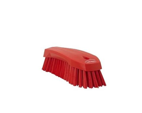Hand Scrub Brush 200mm Hard Red