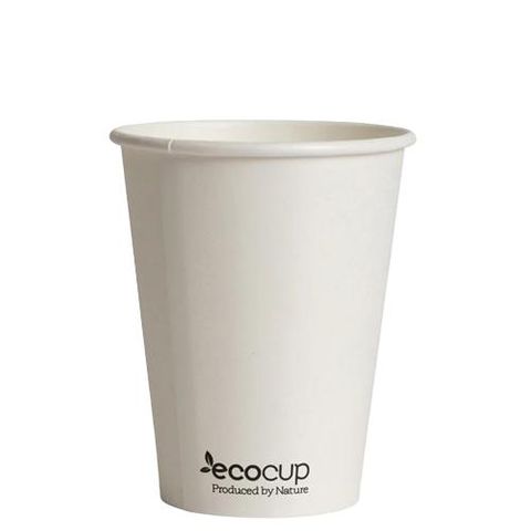 12oz White Coffee Eco Cup 20 Per Slv