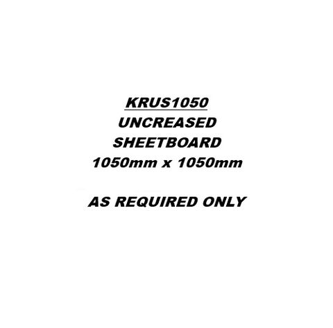 Uncreased Sheetboard 1050X1050mm