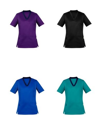 Fasbiz Riley Stretch Scrub Top