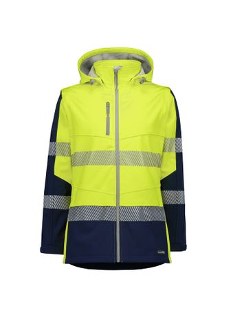 Syzmik Softshell Yellow/Navy Womens Jacket
