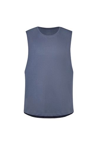 Streetworx Sleeveless Petrol Blue Tee