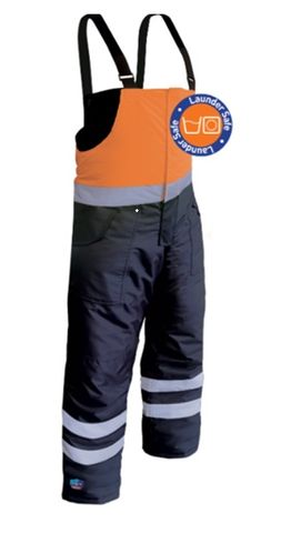 Hi Vis Iceking Bibpant Orange/Navy #L/XL