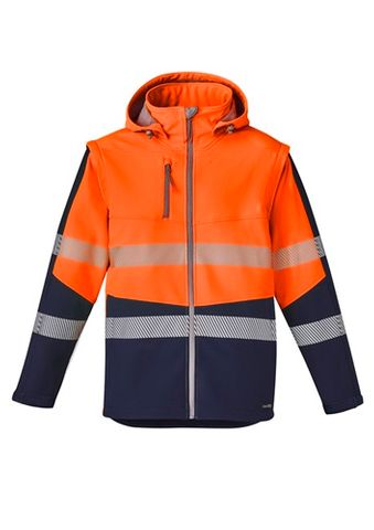 Syzmik Softshell Orange/Navy Unisex Jacket