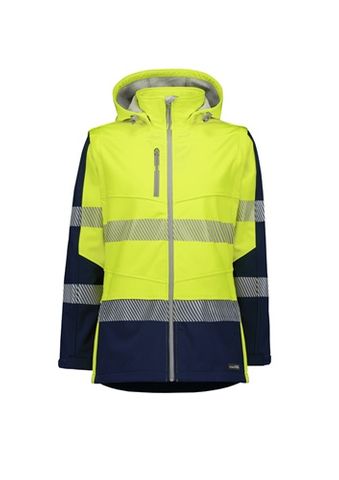 Syzmik Softshell Yellow/Navy Womens Jacket