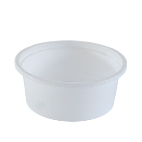 White Squat Cup Denture 50'S