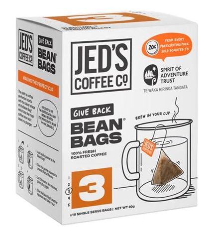 Jeds Coffee Bags 100 Per Pkt