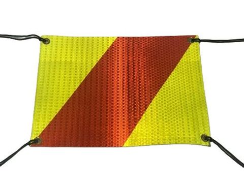 Hazard Panel Flag DS Reflective