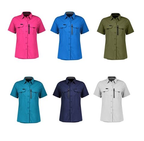 Womens Outdoor SS Shirt Stone #