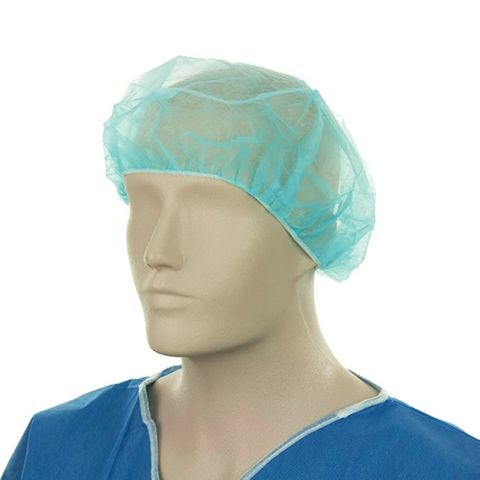 Blue Bouffant Cap
