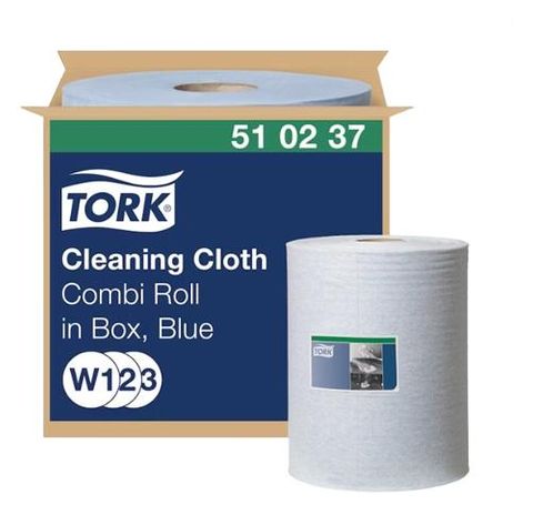 Tork Blue Cleaning Cloth Combi Roll