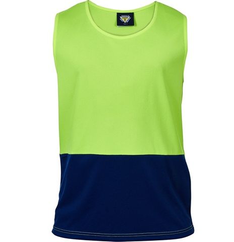 Caution Day Singlet Yellow #XS