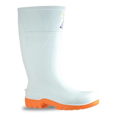 G/Boot Bata Rigger White Orange #13