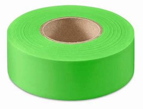 Fluoro Green Flagging Tape