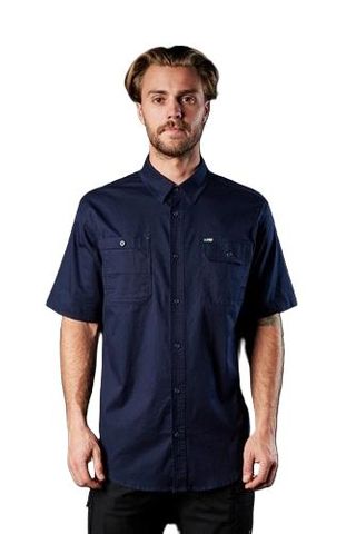 FXD SSH-1 SS Stretch Navy Work Shirt