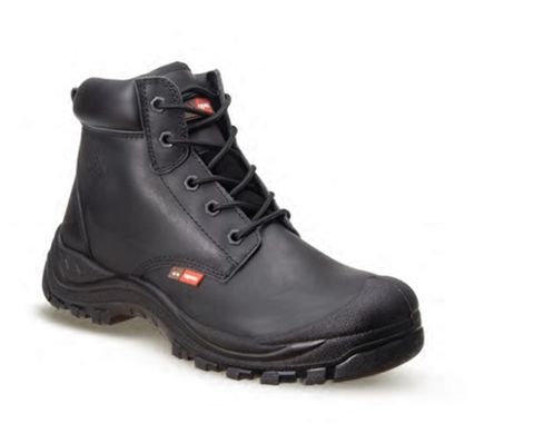 Rutherford Lace Up Black Boot