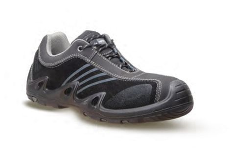 Track Safety Black Shoe