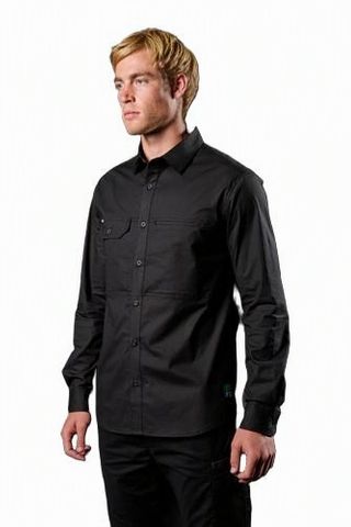 FXD Vented LS Work Shirt Black