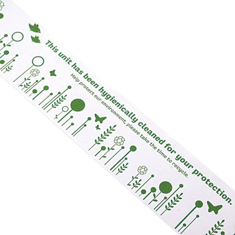 Toilet Seat-Green Strips 1000 Per Ctn