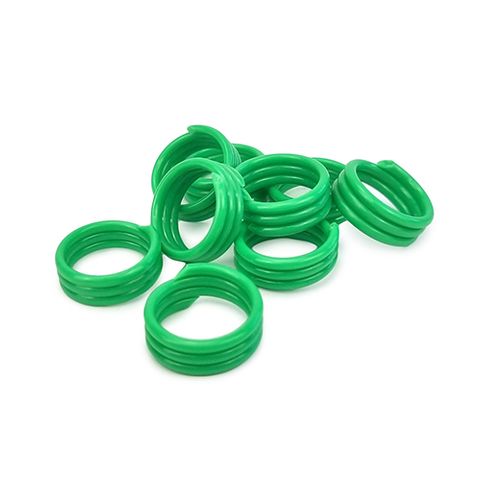 POULTRY SPIRAL LEG BANDS - GREEN (20)
