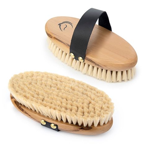 イノウエ商工 牛馬ブラシ 毛櫛 ISS-皮台 Beef horse brush hair comb-