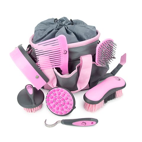 GROOMING KIT - GREY/PINK