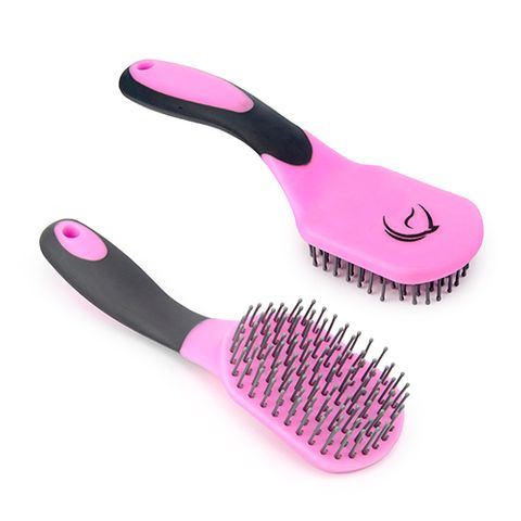 MANE & TAIL BRUSH - GREY/PINK