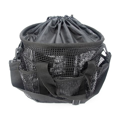 MESH GROOMING BAG - BLACK