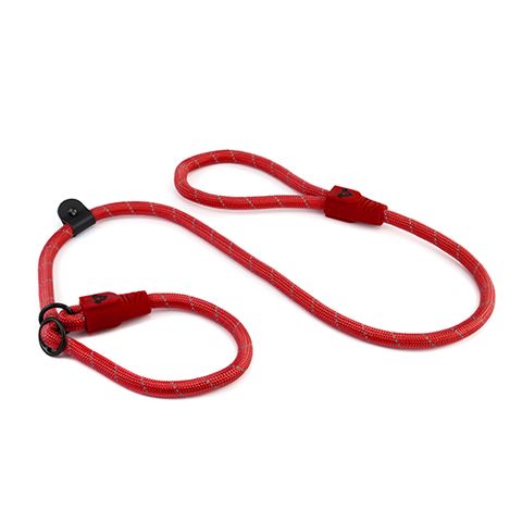 REFL ROPE LEASH SLIP COLLAR RED