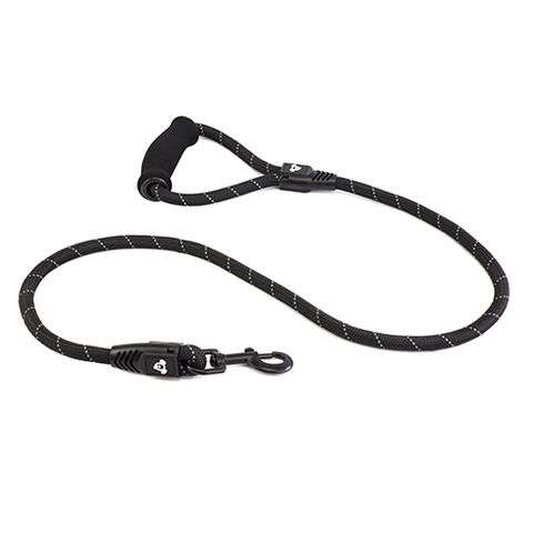 Dog leash best sale with rubber handle