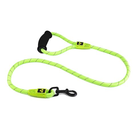 REFL ROPE LEASH FOAM HANDLE GREEN